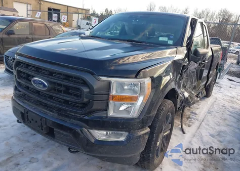 2021 Ford F-150 Xlt из США, поврежденный, VIN 1FTEX1EP0MKD66984